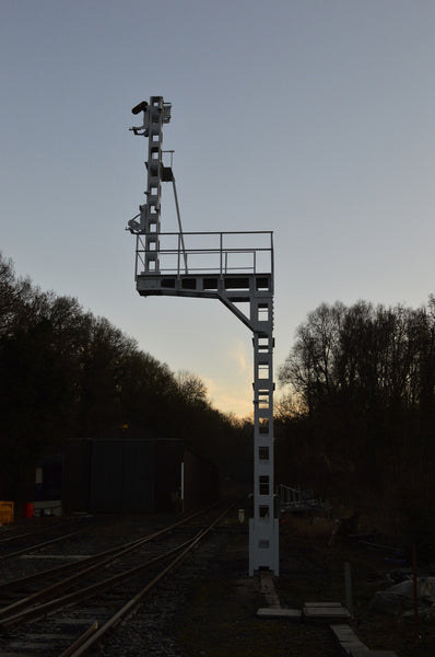 Signal mécanique SNCB 2 positions sur potence