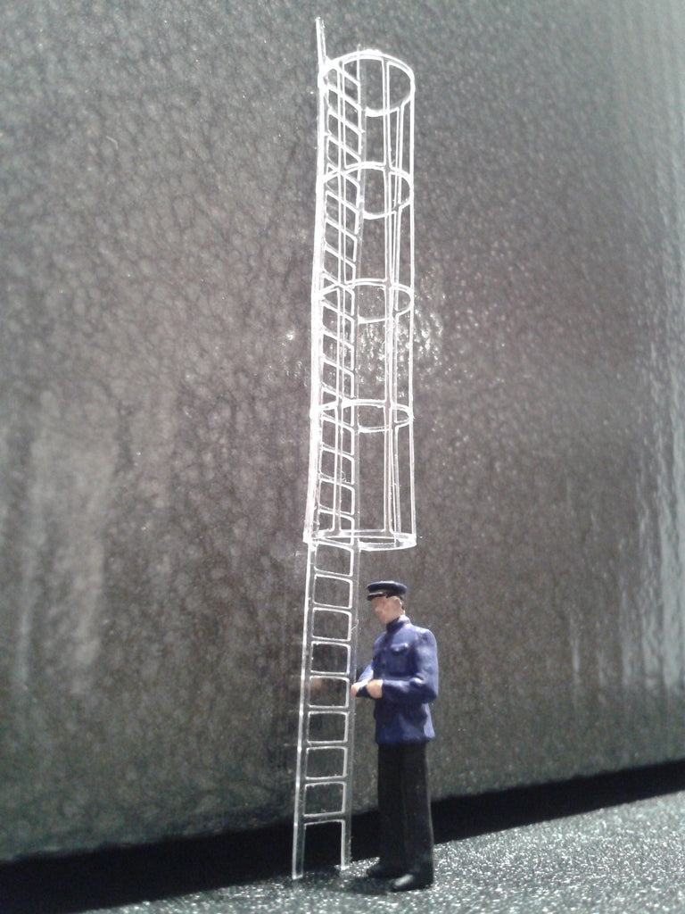 ECH02-1/72-ÉCHELLE AVEC GARDE CORPS Type 2