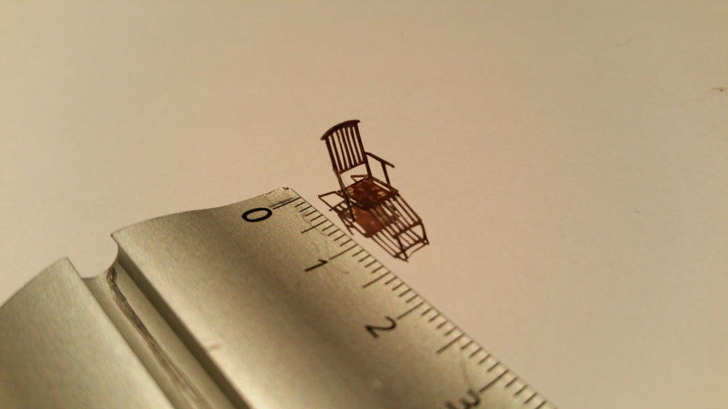 CHA01-1/72-LOT DE 5 CHAISES LONGUES Type 1