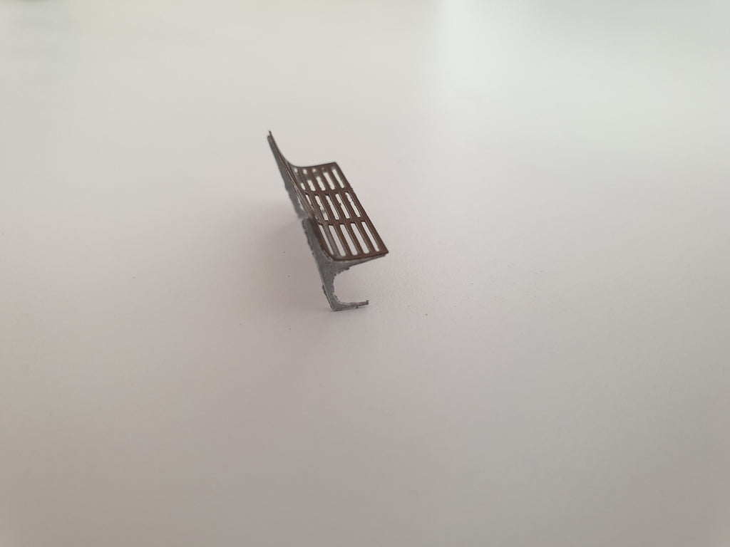 BAN03-1/72-LOT DE 5 BANCS SNCF Type 3