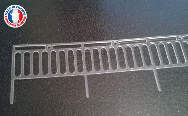 BAR06-1/72-LOT DE 2 BARRIÈRES - BALUSTRADES -GARDES CORPS Type 6