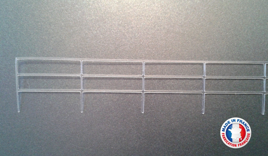 BAR07-1/72-LOT DE 2 BARRIÈRES - BALUSTRADES -GARDES CORPS Type 7