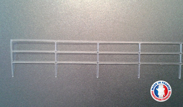 BAR07-1/72-LOT DE 2 BARRIÈRES - BALUSTRADES -GARDES CORPS Type 7