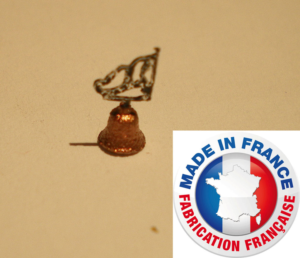 CLO10-1/72-LOT DE 3 CLOCHES AVEC FERRONNERIE - Type 1