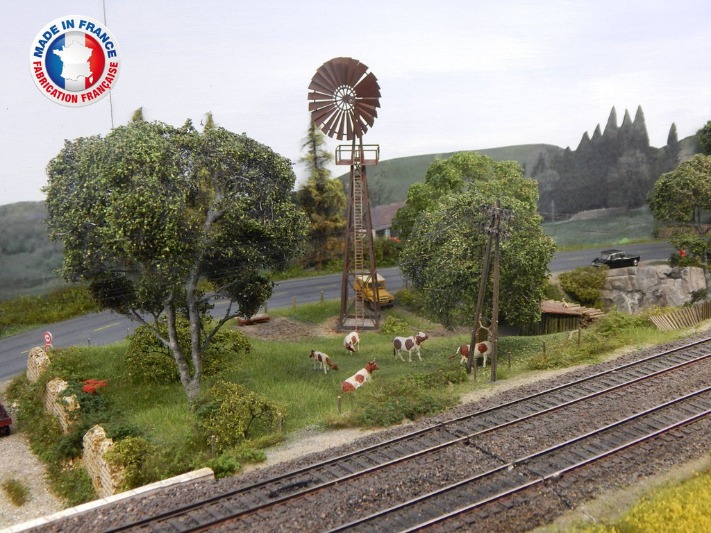 EOL01-1/72-Kit à monter et peindre - Eolienne de pompage française 1/72