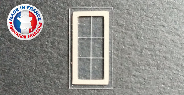 FEN08-1/72-Lot de 10 fenêtres type 8