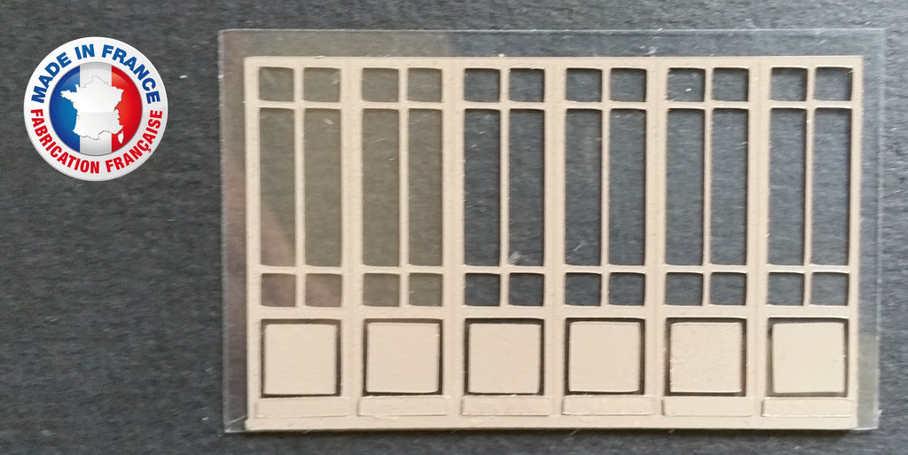 FEN10-1/72-Baie vitrée type 10