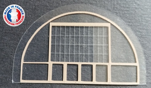 FEN11-1/72-Baie vitrée type 11