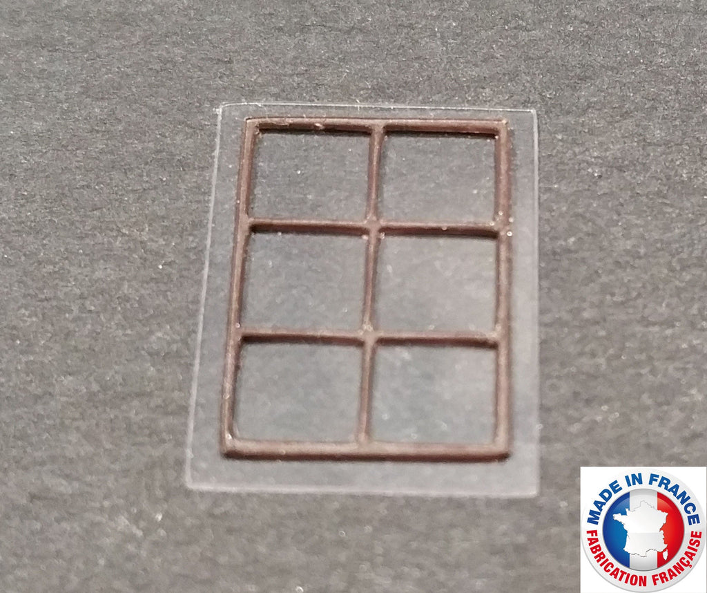 FEN14-1/72-Lot de 10 fenêtres type 14