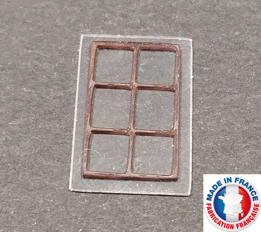 FEN15-1/72-Lot de 10 fenêtres type 15