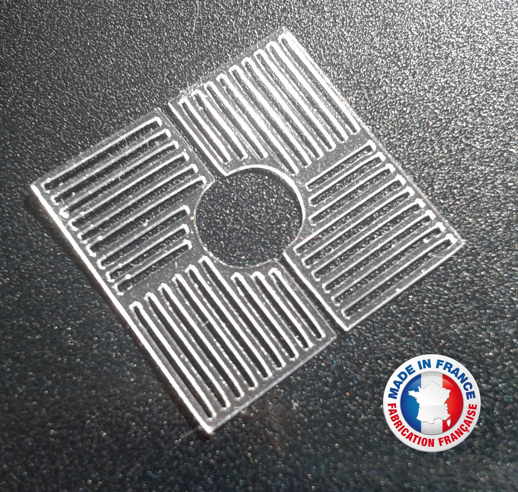 GRI05-1/72-Lot de 20 grilles de pied d'arbres - type 5