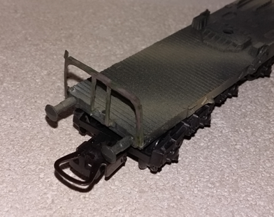 LEO01-HO-LOT DE GARDES CORPS POUR WAGON LEOPOLD (LIMA)