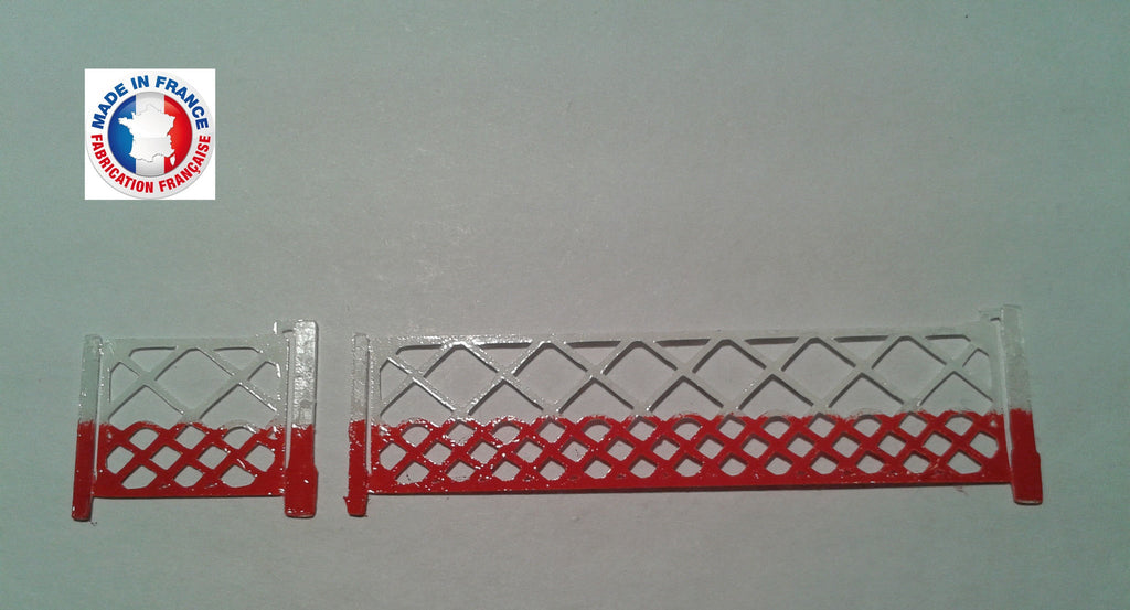 PAS01-1/72-LOT DE 2 BARRIÈRES DE PASSAGE A NIVEAU Type 1