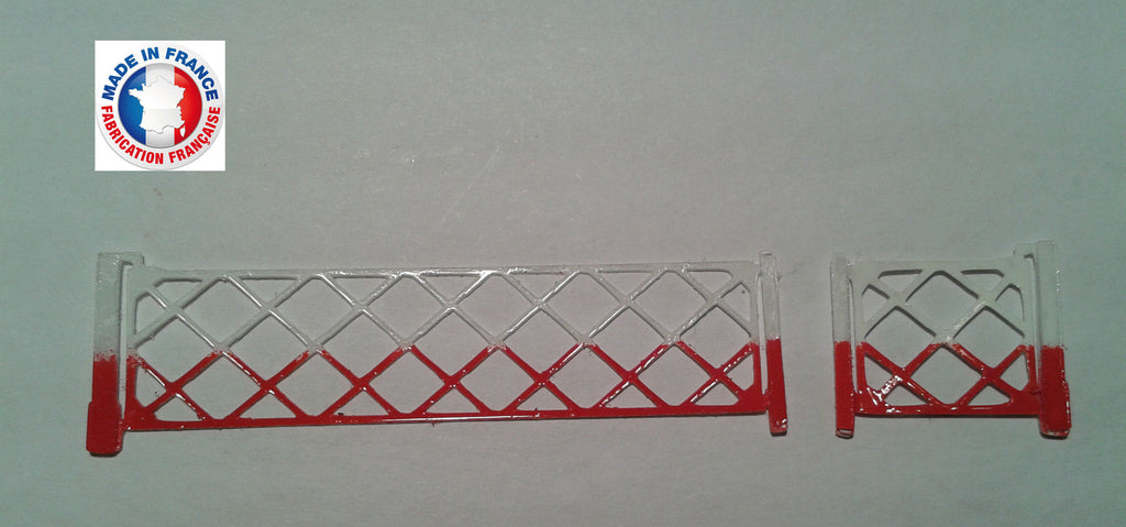 PAS02-1/72-LOT DE 2 BARRIÈRES DE PASSAGE A NIVEAU Type 2