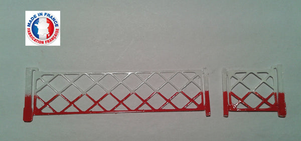 PAS02-1/72-LOT DE 2 BARRIÈRES DE PASSAGE A NIVEAU Type 2