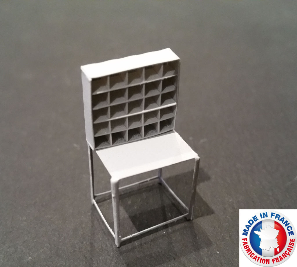 TRI01-HO-Lot de 6 casiers de tri postal