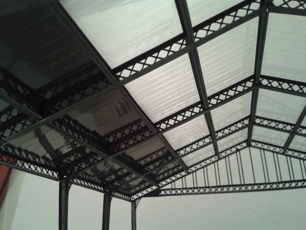 VER03-HO-Kit à monter et peindre verriere de gare / marquise