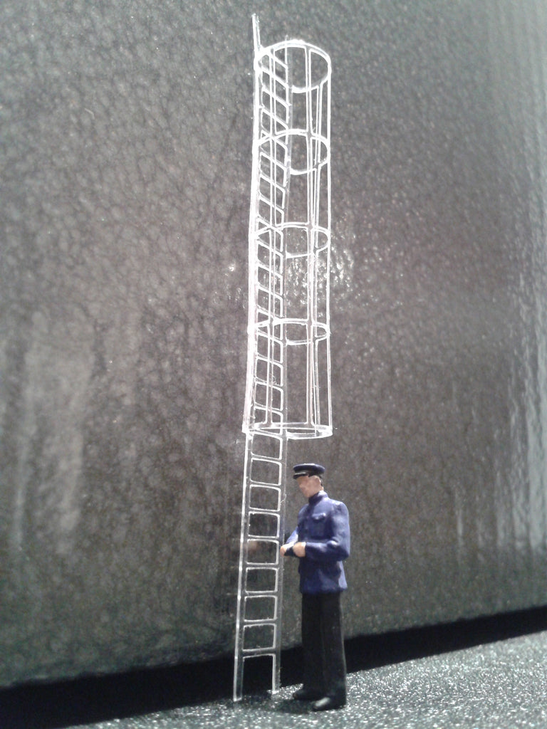 ECH02-N-ÉCHELLE AVEC GARDE CORPS Type 2