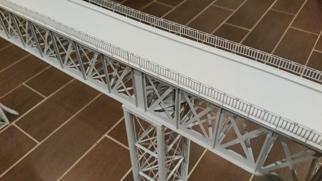 VIA01-HO-Tablier pour viaduc 1 voie (assemblé et peint)