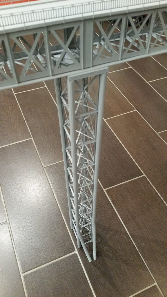 VIA02-HO-Pilier pour viaduc 1 voie (assemblé et peint)