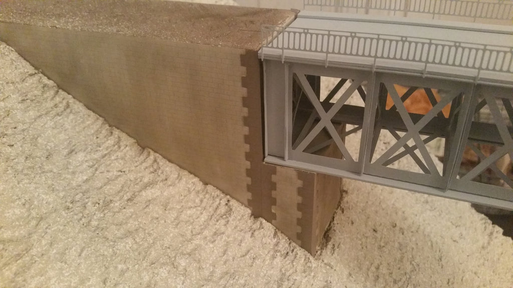 VIA01-HO-Tablier pour viaduc 1 voie (assemblé et peint)