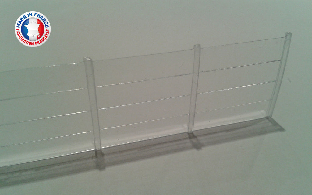 CLO01-N-LOT DE 2 PALISSADES - CLOTURES BÉTON - Type 1