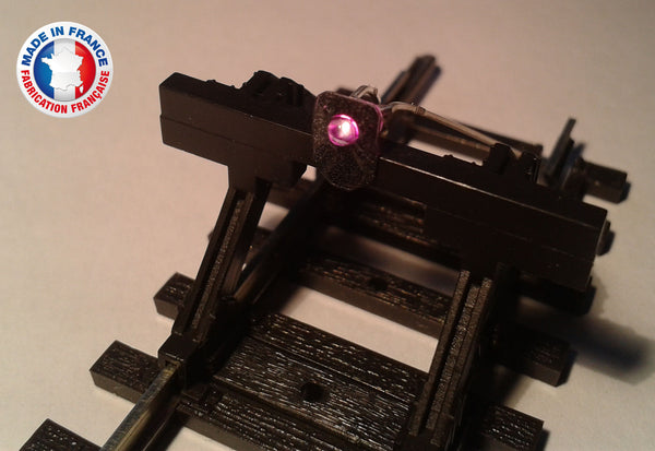 FEU02-0-Lot de 10 feux de heurtoir avec led violette