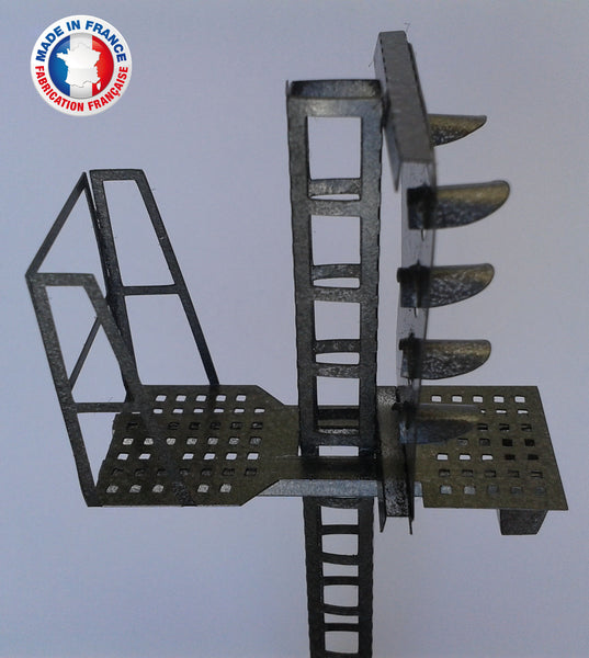 FEU04-I-Signal 5 feux SNCB (support de feux à angles vifs)