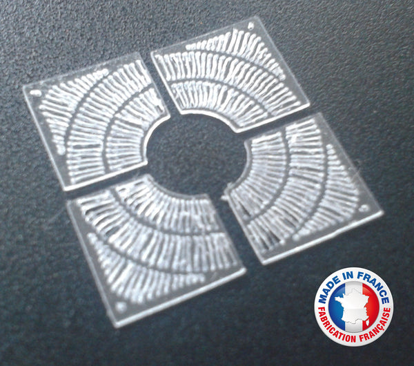 GRI01-HO-Lot de 20 grilles de pied d'arbres - type 1