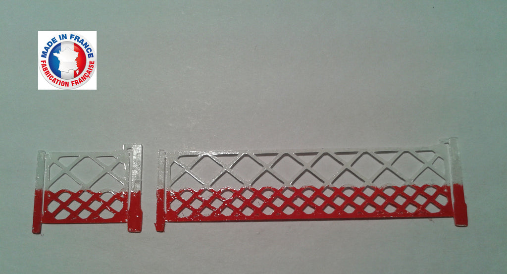 PAS01-HO-LOT DE 2 BARRIÈRES DE PASSAGE A NIVEAU Type 1