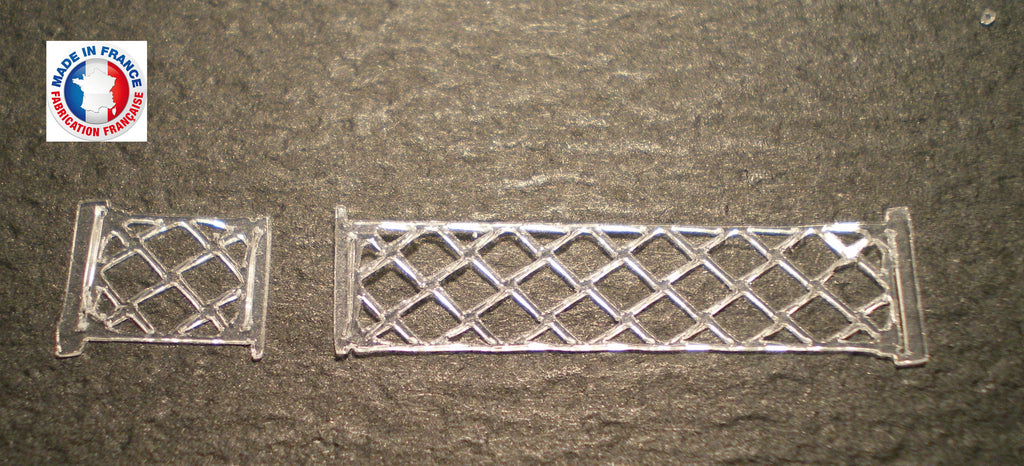 PAS02-N-LOT DE 2 BARRIÈRES DE PASSAGE A NIVEAU Type 2