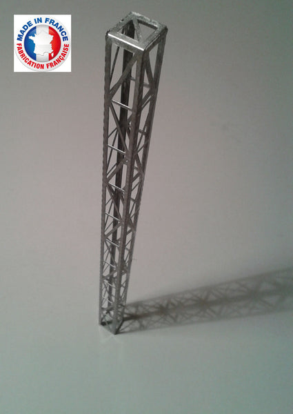 PYL01-HO-Lot de 4 pylônes 10mm type Eiffel