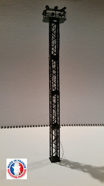 PYL06-N-Kit pylone / mât eclairage 6 niveaux avec 6 projecteurs blanc froid